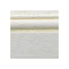 Gepatineerde witte houten kledingkast met 2 deuren Made in Italy - Agni Viadurini