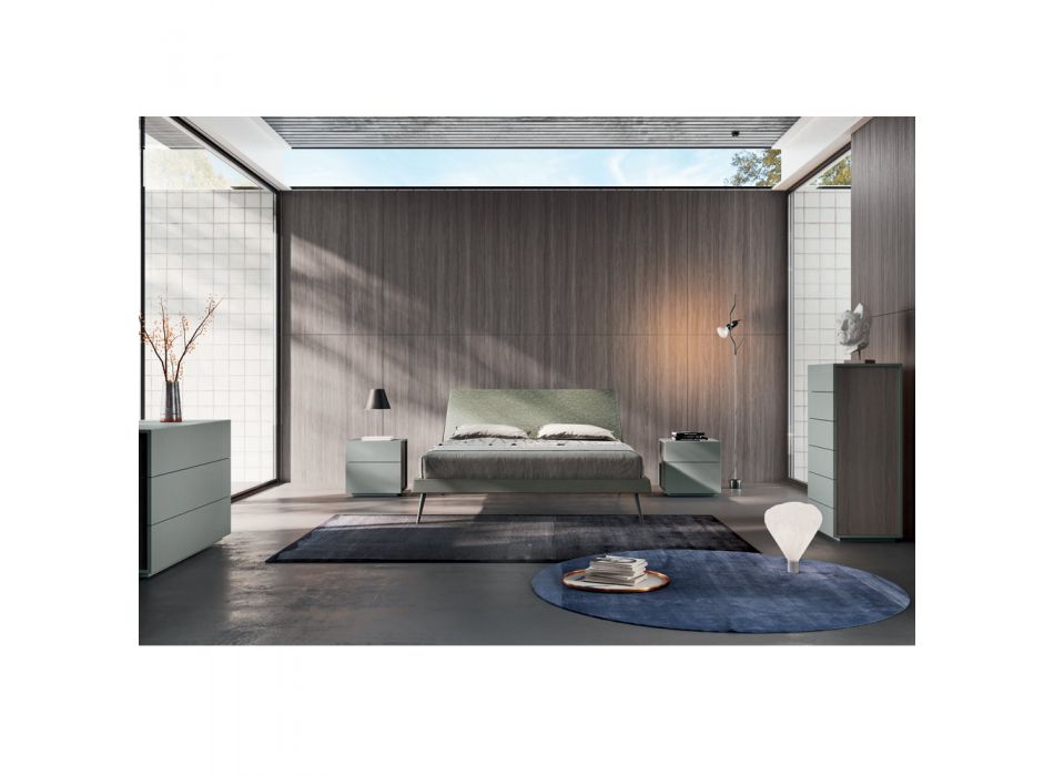 Luxe gemaakt in Italië 5-elementen slaapkamermeubilair - Cristina