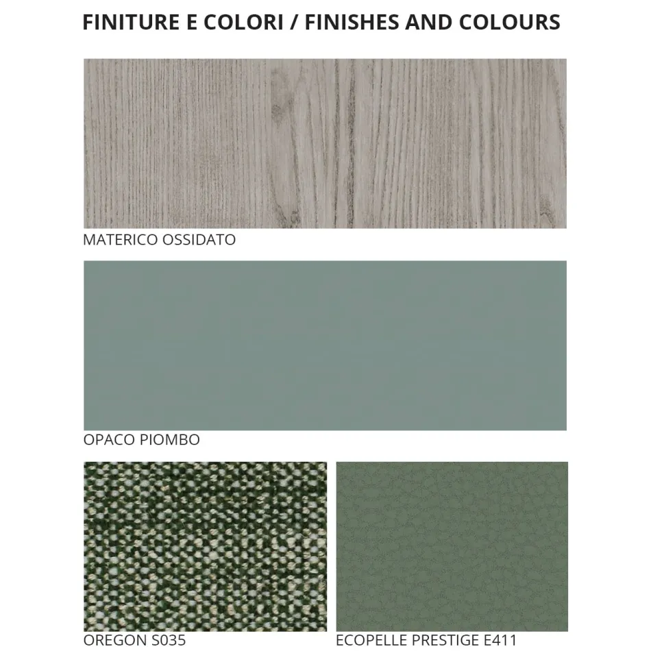 Luxe gemaakt in Italië 5-elementen slaapkamermeubilair - Cristina Viadurini