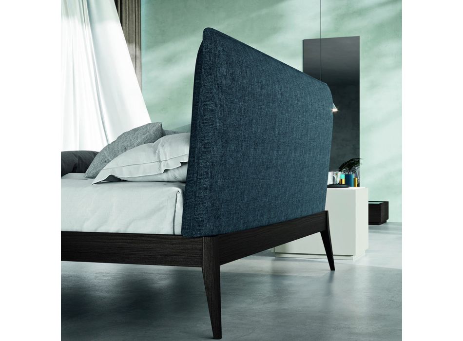Slaapkamermeubilair met 7 elementen moderne stijl Made in Italy - Polynesië Viadurini