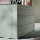 Tweepersoonsslaapkamermeubels met 4 elementen Made in Italy - Lucania Viadurini