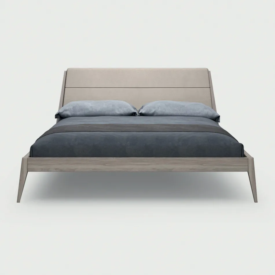 Tweepersoonsslaapkamermeubels met 4 elementen Made in Italy - Lucania Viadurini