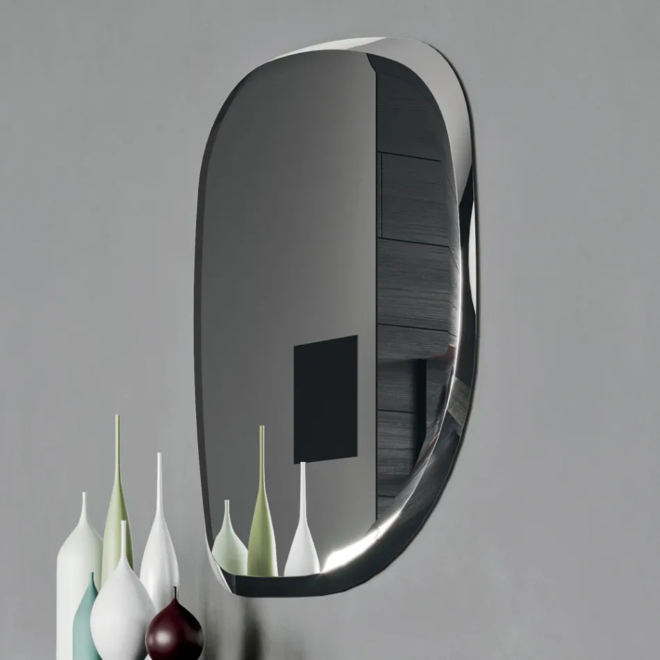 Tweepersoonsslaapkamermeubels met 5 elementen Made in Italy - Scampia Viadurini