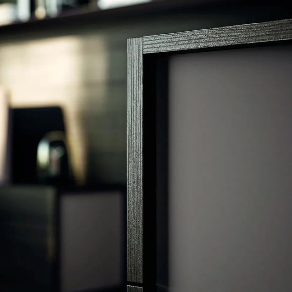 Tweepersoonsslaapkamermeubels met 5 elementen Made in Italy - Scampia Viadurini