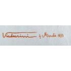 Handgedrukte artistieke katoenen handdoek Uniek Italiaans ambachtelijk stuk Viadurini