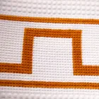 Eendelige Italiaanse katoenen handgedrukte kunsthanddoek - merken Viadurini