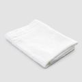 Italiaanse handgemaakte luxe witte zware linnen badhanddoek - Jojoba