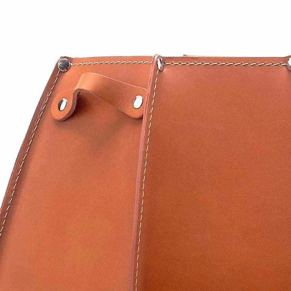 Audrey paraplustandaard met modern design in leer, gemaakt in Italië Viadurini