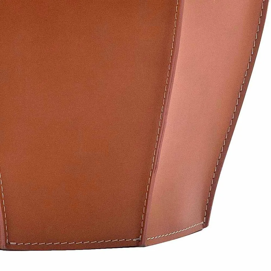 Audrey paraplustandaard met modern design in leer, gemaakt in Italië Viadurini