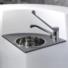 Modulaire toonbank met licht buiten Made in Italy - Mistra Viadurini