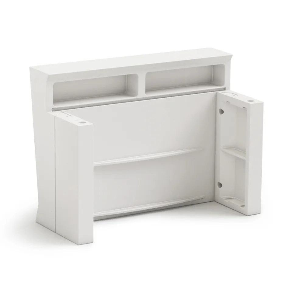 Modulaire toonbank met licht buiten Made in Italy - Mistra Viadurini