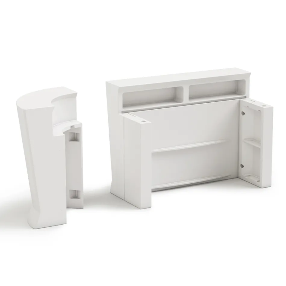 Modulaire toonbank met licht buiten Made in Italy - Mistra Viadurini