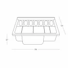 Barkruk in moderne stijl Slide Break Line bright made in Italy Viadurini