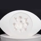 Trona varen witte eco-lederen drijvende bar gemaakt in Italië Viadurini