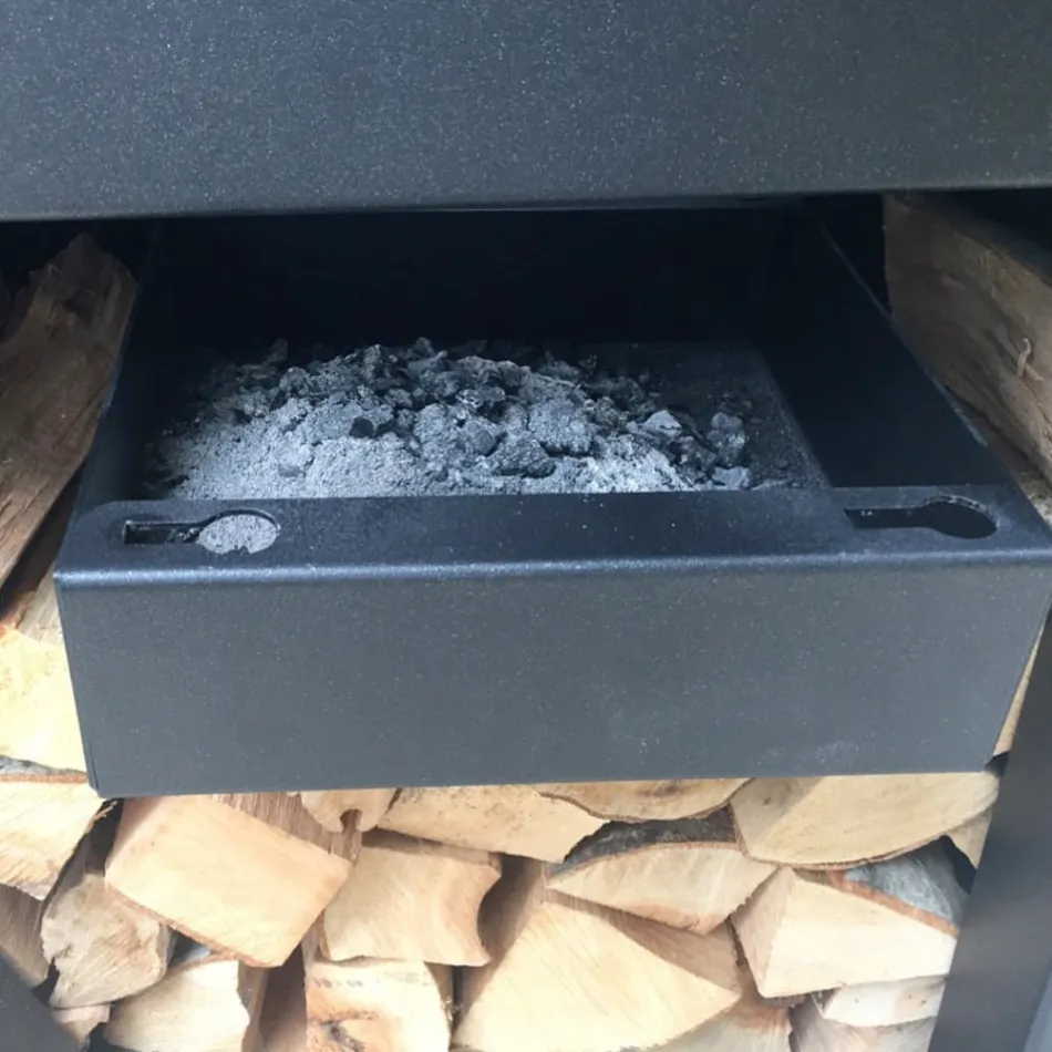 Met kookplaat en houthoudercompartiment - Giorgione Viadurini