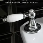 Bidetmengkraan met 3 gaten en interne messing Levering Made in Italy - Noriana Viadurini