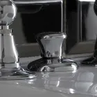 Bidetmengkraan met 3 gaten en interne messing Levering Made in Italy - Noriana Viadurini