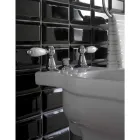 Bidetmengkraan met 3 gaten en interne messing Levering Made in Italy - Noriana Viadurini