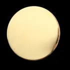 3-gats wastafelmengkraan met hoge uitloop in messing en vlindergrepen - Miriano Viadurini