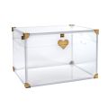 Plexiglas opbergkist met gouden details, gemaakt in Italië - Briseide