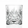 Dubbel ouderwets glas, vintage stijl ecokristal 12 stuks - Cantabile
