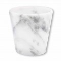 Grappa-glas in wit Carrara-marmer gemaakt in Italië - Fergie