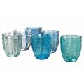 Glasservies Waterglazen met Arabescato Decoratie 12 Stuks - Schroef