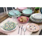 Modern Gekleurd Glas Versierde Glazen Serveerwater 12 Stuks - Mix Viadurini