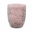 Modern Gekleurd Glas Versierde Glazen Serveerwater 6 Stuks - Mix Viadurini