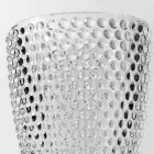 Gedecoreerde transparante glazen glazen, modern waterservice 12 stuks - mix Viadurini