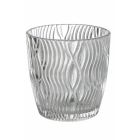 Transparante glazen glazen gedecoreerd waterservies 12 stuks - Ozuna Viadurini