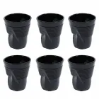 Modern gekleurde glazen waterglazen 6 stuks ontwerp - Sarabi Viadurini