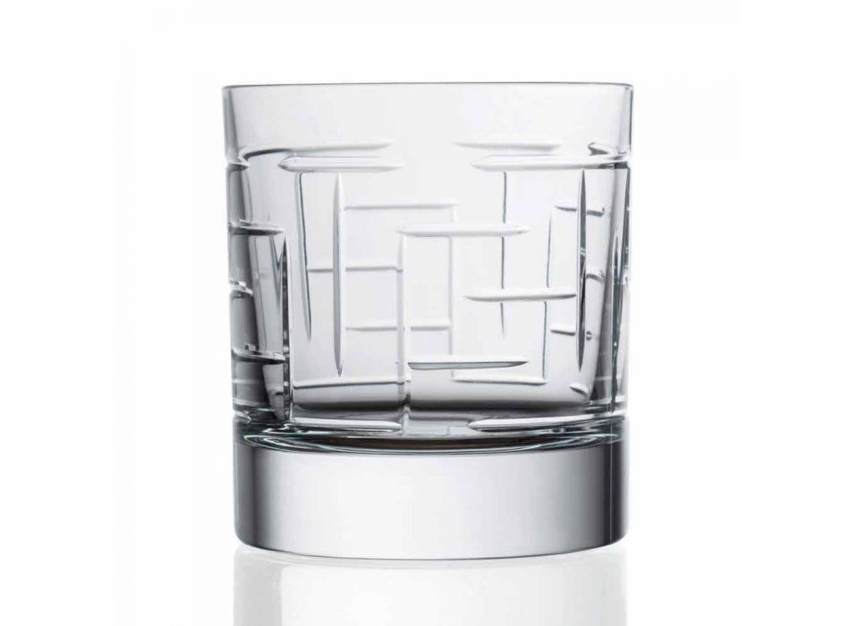 Luxe modern design kristallen Scotch whiskyglazen 12 stuks - aritmie Viadurini