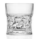 Lage Tumbler Glazen in Eco Crystal Square Decoratie 12 Stuks - Ritmo Viadurini
