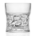 Lage Tumbler Glazen in Eco Crystal Square Decoratie 12 Stuks - Ritmo