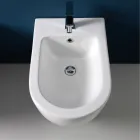 Aralia keramische bidet met één gat en cyclonische werking, modern design Viadurini