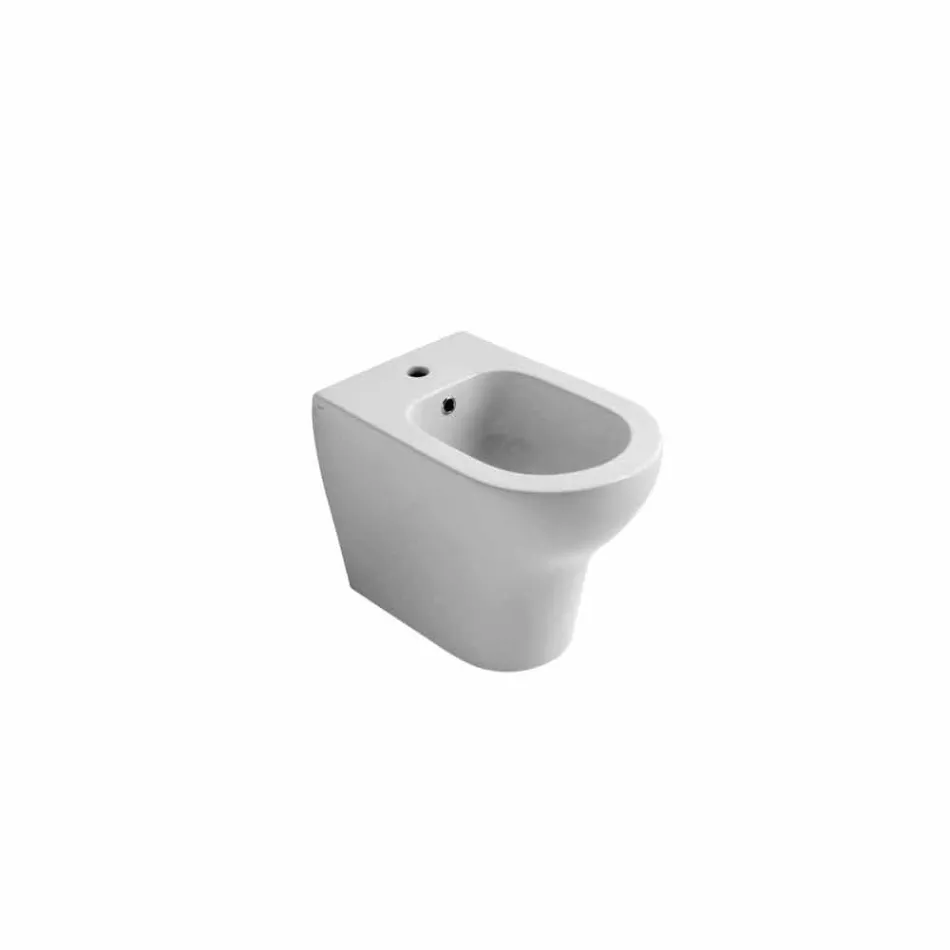 Bidet modern design in wit keramiek 54x35 cm Ster, made in Italy Viadurini