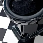 Vintage witte of zwarte keramische vloerbidet gemaakt in Italië - Marwa Viadurini