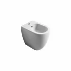 Bidet in modern design keramische Shine Plein Open Rimless H50 cm Viadurini