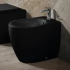 Aster vrijstaande bidet in mat keramiek, verkrijgbaar in twee kleuren en met een modern design. Viadurini