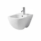 Opgeschort bidet van Made in Italy Design in Trabia-keramiek Viadurini