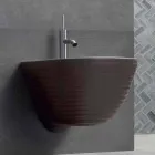 Opgeschort bidet van Made in Italy Design in Trabia-keramiek Viadurini