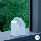 Biocamino Countertop keramische bio-ethanol en Curtis staal Viadurini