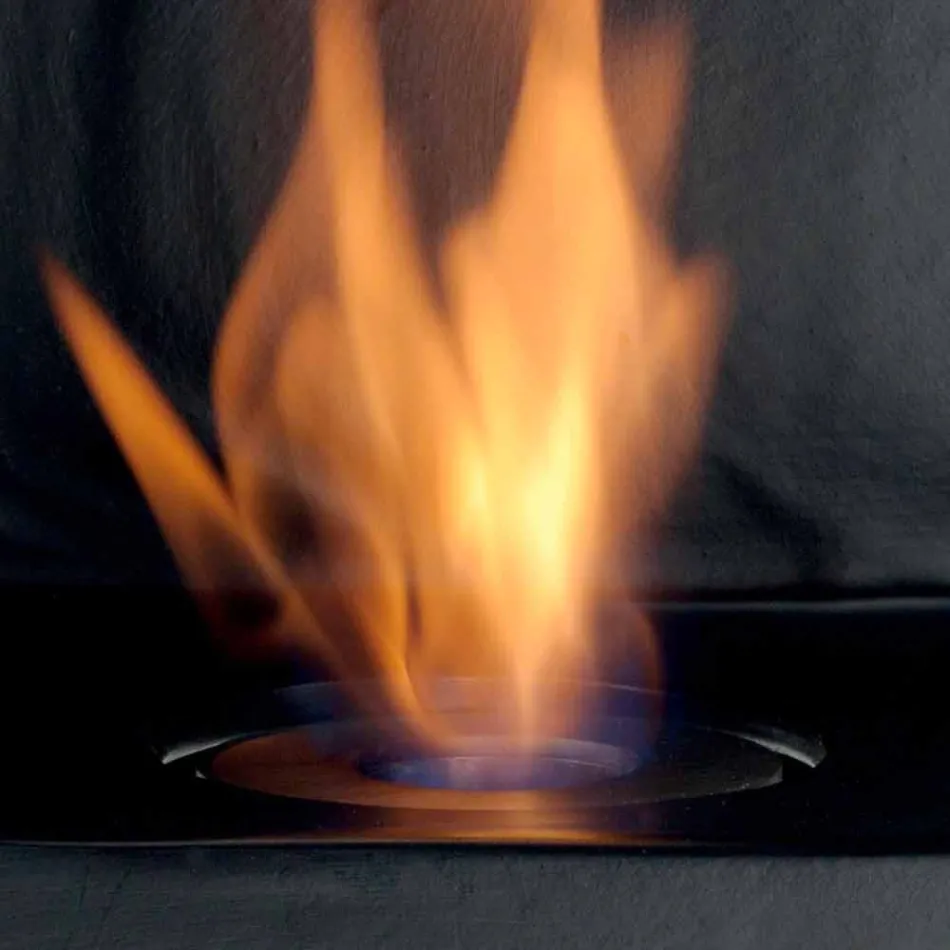 Biocamino Countertop keramische bio-ethanol en Curtis staal Viadurini