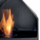 Biocamino Countertop keramische bio-ethanol en Curtis staal Viadurini