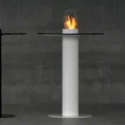 Biocamino outdoor bioethanol met glazen top Dean-Table Viadurini