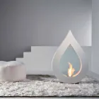 Biocamino van bio-ethanol aarde, flame-vormige modern design Todd Viadurini