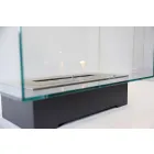 Moderne designvloer biohaard in glas en staal of Corten - Bradley Viadurini