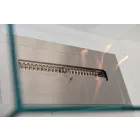 Moderne designvloer biohaard in glas en staal of Corten - Bradley Viadurini