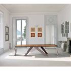 Bonaldo Big Table gefineerde houten tafel gemaakt in Italië ontwerp Viadurini